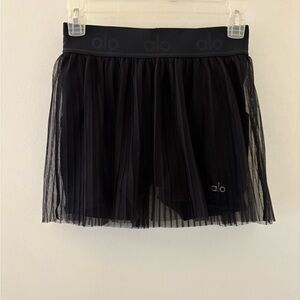 ALO Yoga Black Mini Skort